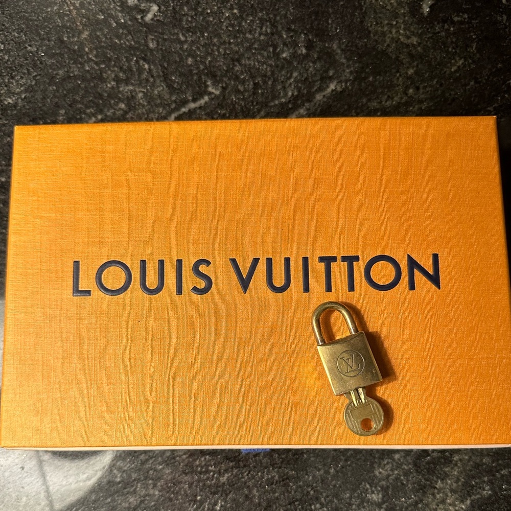 Authentic Louis Vuitton Padlock and Lock Set
